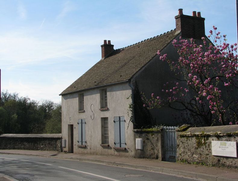 藤田嗣治、Paysage-maison a Villiers-le-Bacle 藤田嗣治、Paysage-maison a Villiers-le-Bacle Maison-Atelier